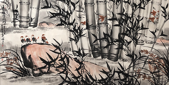 林立中作品 《青山积翠 》.jpg