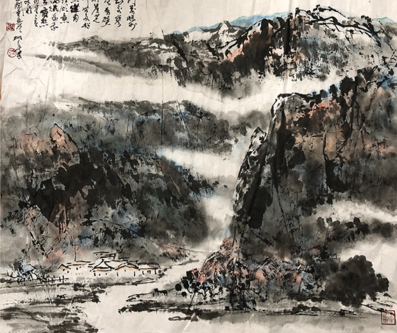 林立中作品 《秀色丹崖家乡景 》.jpg