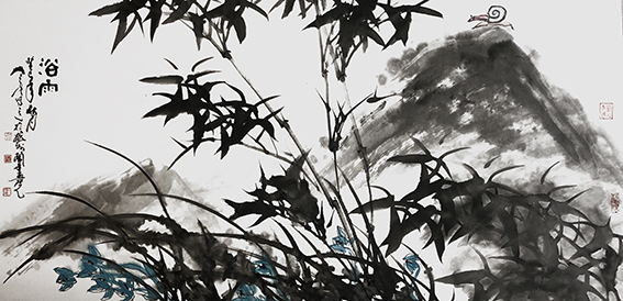 林立中作品 《浴雨》.jpg