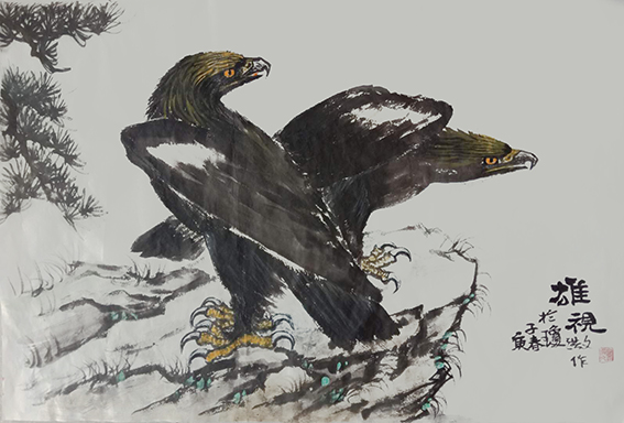 寇洪文作品14《雄视》.jpg