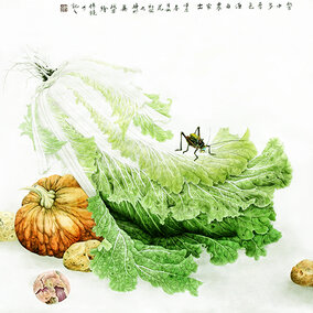 傅饶作品《餐中秀色》.jpg
