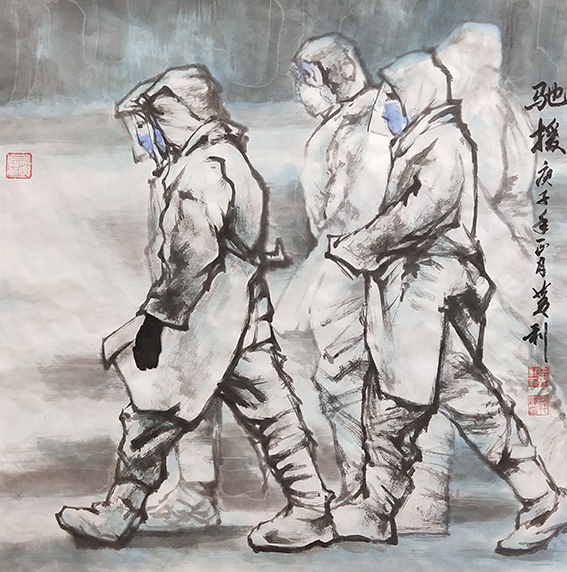 黄利作品14《驰援》.jpg