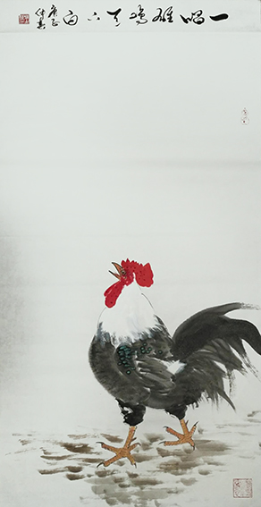 孙兆林作品9《一唱雄鸡天下白》.jpg