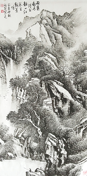 李社安作品 《两寨都有诗书韵，一江总生翰墨情》.jpg