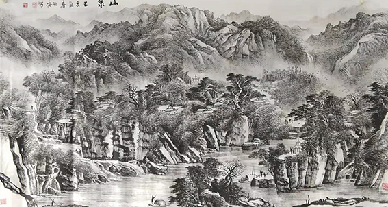 李社安作品 《山泉》.jpg