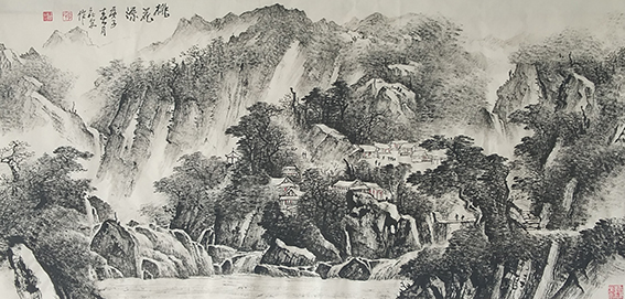 李社安作品 《桃花源》.jpg