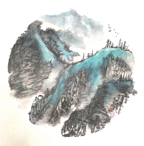 《家山春早》规格：50x50㎝.jpg