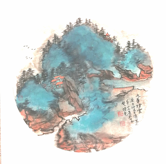 《九华烟云》规格：50x50㎝.jpg