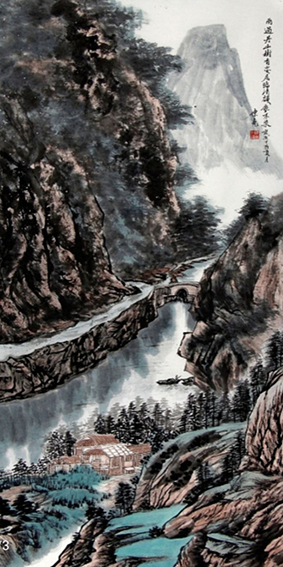 《雨后蜀山秀》规格：138x69㎝.jpg