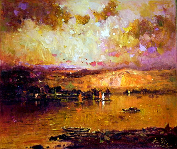 苏延龄作品《暖阳》规格：66x76cm.jpg