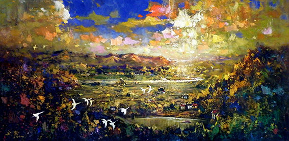 苏延龄作品《思乡曲》规格：118x59cm.jpg