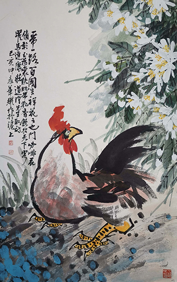 杨华耀作品 《一带一路百国吉祥花之也门咖啡花》.jpg