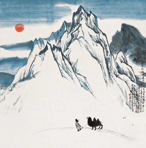 赵磊作品 《大漠行》规格：67cmx67cm.jpg