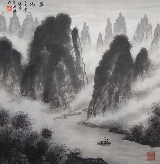《翠峰》规格：69X69cm.jpg
