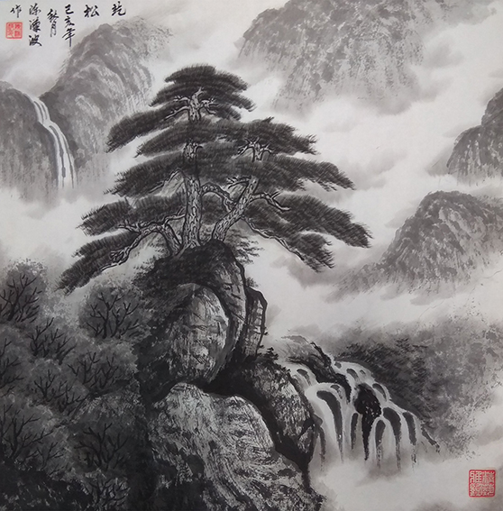 《屹松》规格：69X69cm.jpg