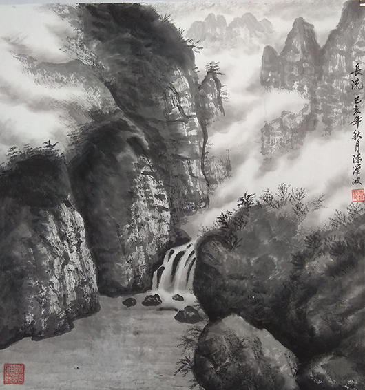 《长流》规格：69X69cm.jpg