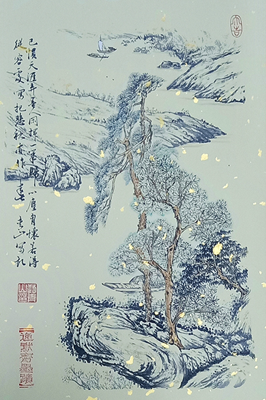 赵青山作品 《山水小品》 规格：30cmx20cm.JPG