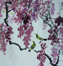 徐震时作品4《万紫千红》 1994年 68x68cm.jpg