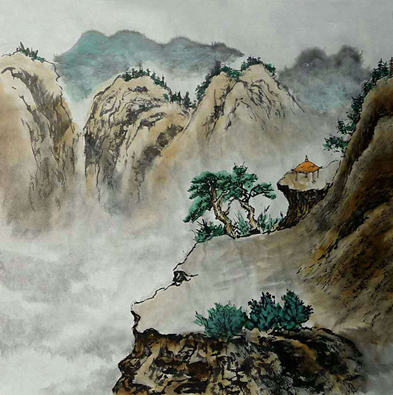 吴佩霖国画作品 《山水画局部三》.jpg