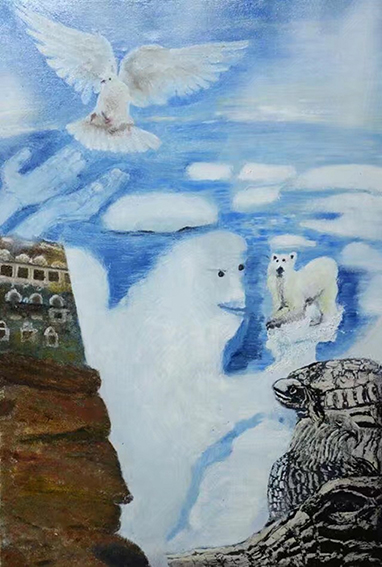 吴佩霖油画作品 《音符》.jpg