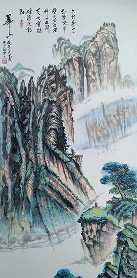 鲜崇久作品8《华山》.jpg