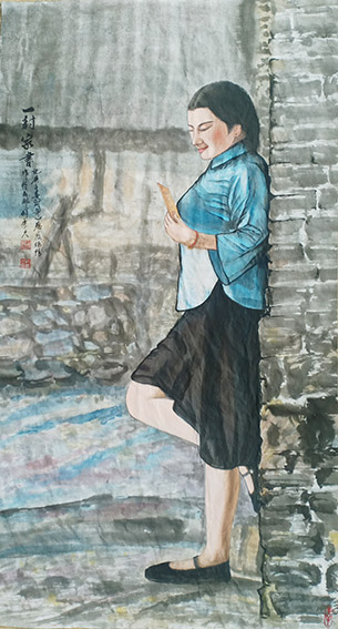 鲜崇久作品15《一封家书》.jpg