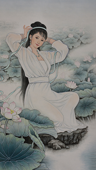 肖耀彩作品3《出水芙蓉》1997年.JPG
