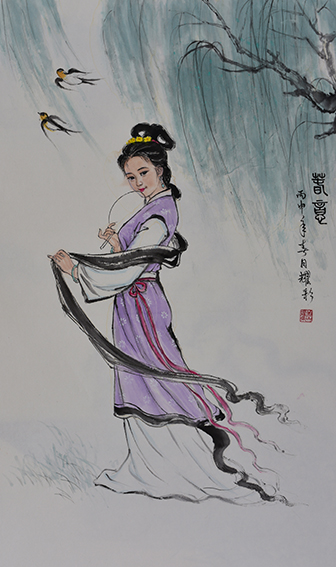 肖耀彩作品5《春意》2016年.JPG