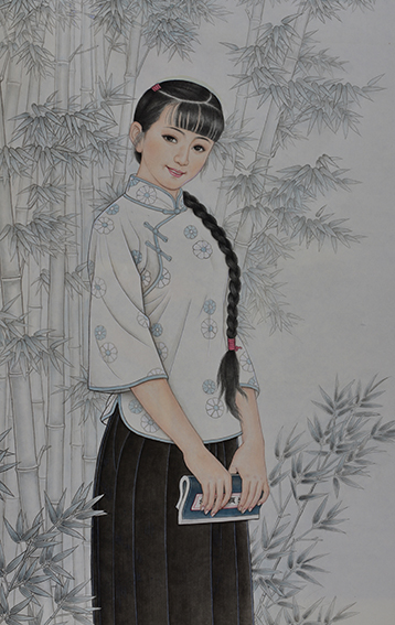 肖耀彩作品8《青竹》2013年.JPG