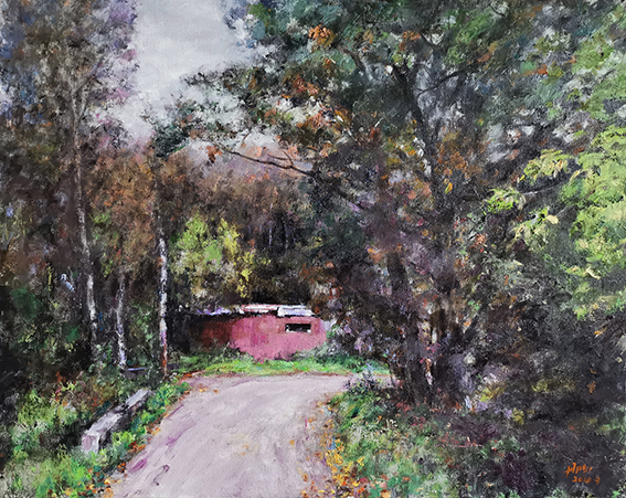 张丹阳作品12《隐山小筑》80x100cm.jpg