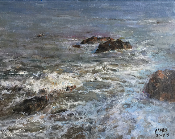 张丹阳作品13《傍晚的阳光》40x50cm.jpg