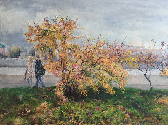 张丹阳作品16《那年的秋天》60x80cm.jpg