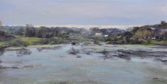 张丹阳作品20《岸江春暖》60x120cm.jpg