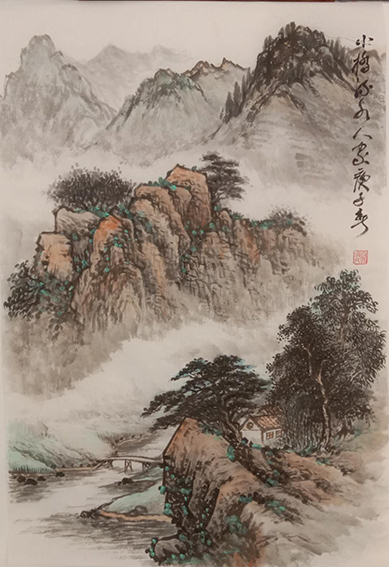 寇洪文作品4《小桥流水》.jpg