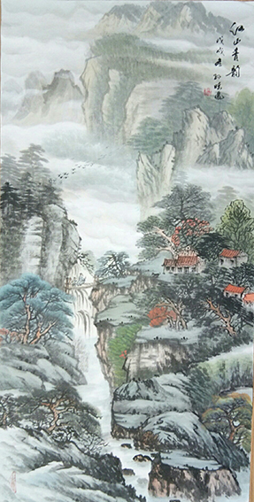 孙晓凤作品4《仙山青韵》.jpg