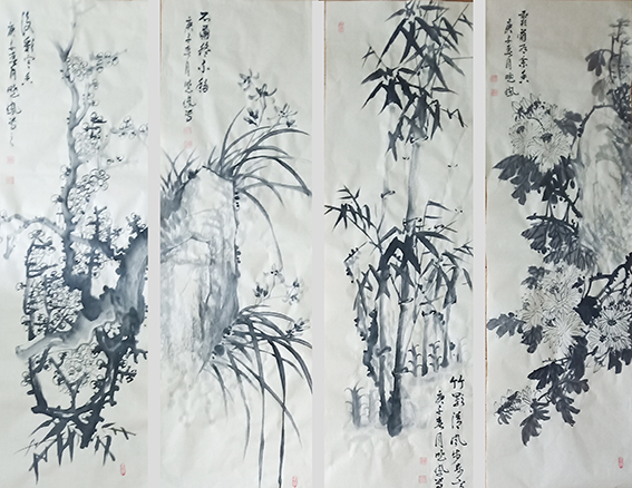 孙晓凤作品20《梅兰竹菊四条屏》之二.jpg
