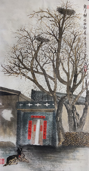 3卫九春作品《岁月静好迎新春》.jpg