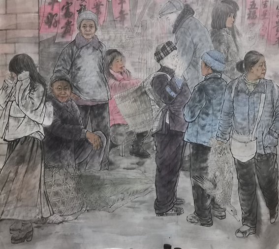5卫九春作品《集市》.jpg