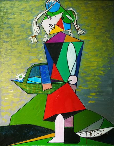 《金色的童年》48X60cm    2018年.jpg