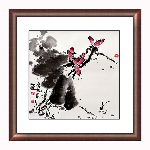 邢灵敏作品7《墨荷系列之二》68cmX68cm.jpg
