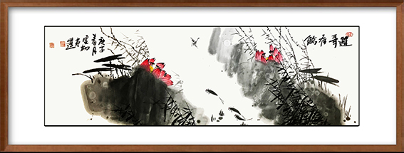 邢灵敏作品20《连年有余》180cmX49cm.jpg