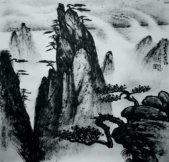 方勇作品《黄山蓬莱》.jpg