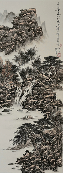 冯鉴棠作品6《云隐重峦如幻境  波摇小棹自深情》之一.jpg