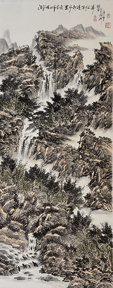 冯鉴棠作品9《浩气横时千岭峻  罡风起处万松涛》.jpg