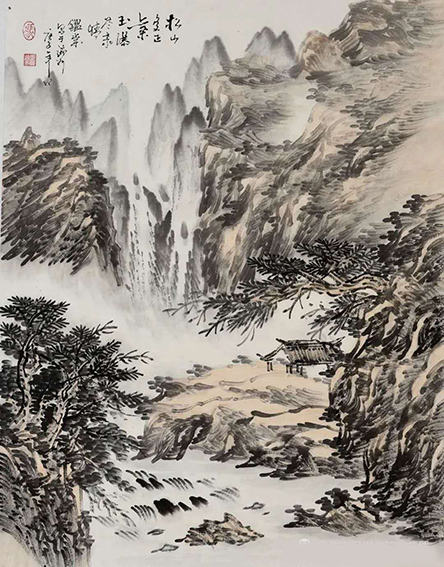 冯鉴棠作品16《松山多正气  玉瀑尽豪情》之三.jpg