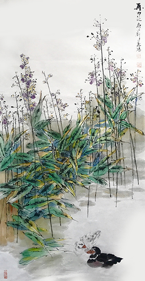 许飞鸿作品1《再力花》.jpg