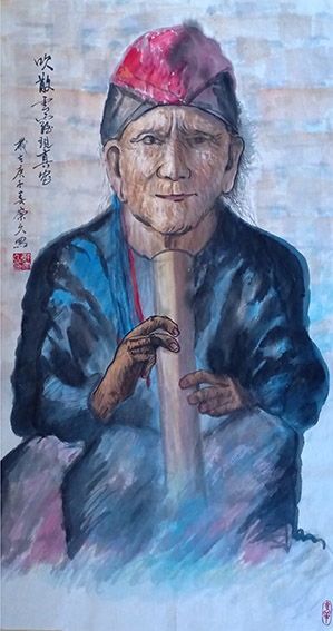 鲜崇久作品4《吹散云雾现真容》.jpg