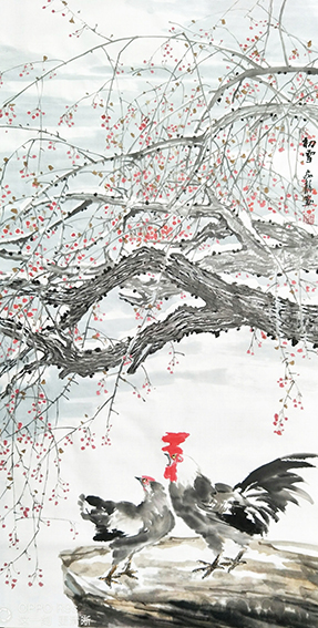 钱飞龙作品3《初雪》2020年 68X138cm.jpg