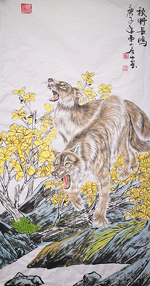 单耀宗作品4《秋野长鸣》.jpg