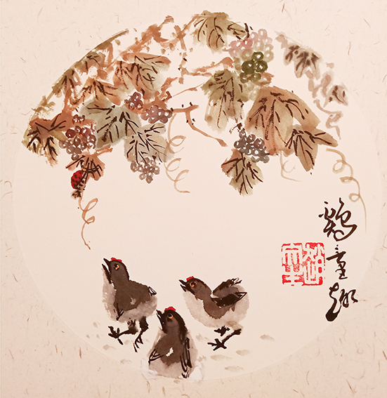 赵文生作品 《鸡》.JPG